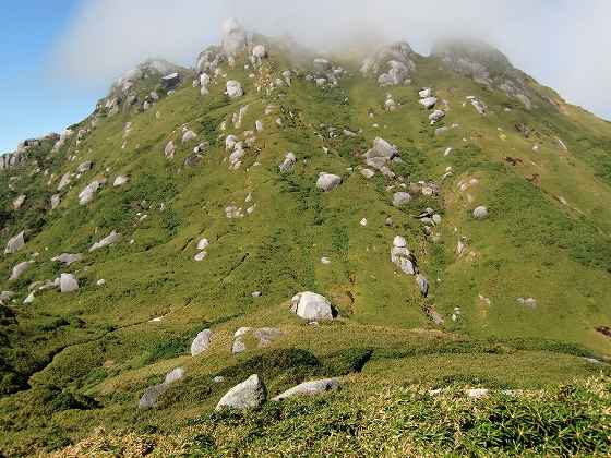 永田岳 屋久島 宮之浦岳 永田岳 縦走