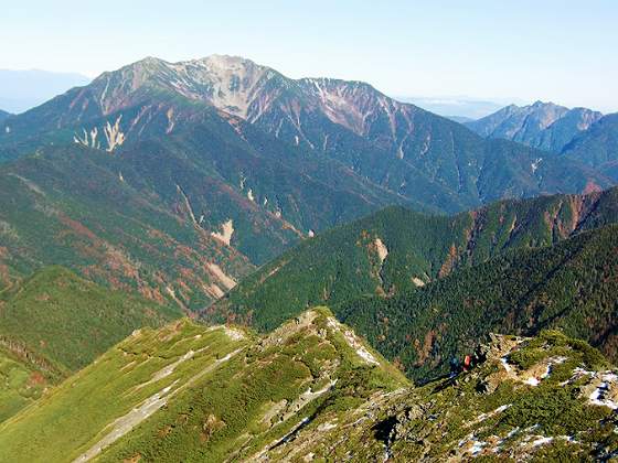 白峰三山 登山 野呂川