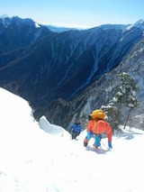 甲斐駒ケ岳 黒戸尾根 厳冬期登山 DSCN3868