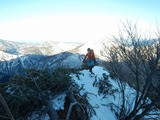 霞沢岳 西尾根 残雪期アルパインクライミング DSCN4010