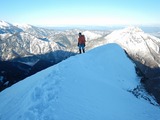 霞沢岳 西尾根 残雪期アルパインクライミング DSCN4037